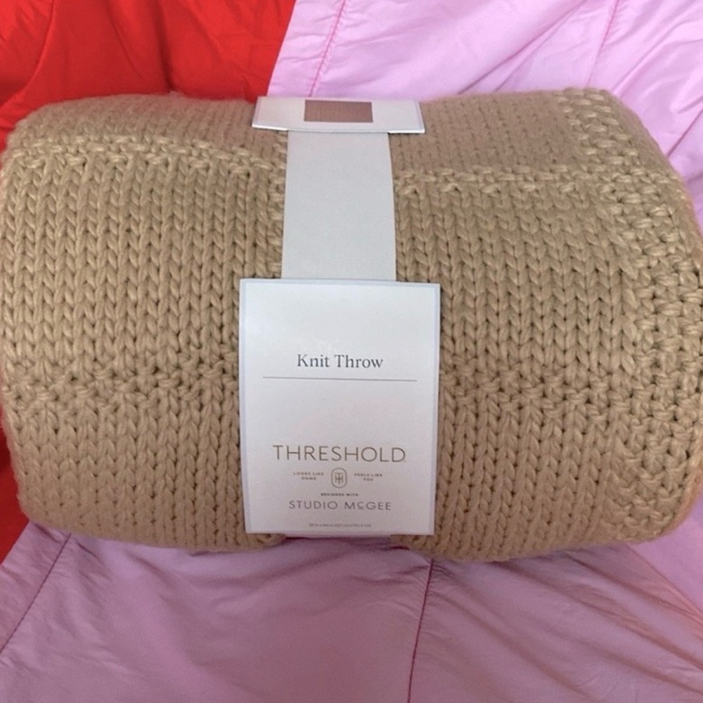 Threshold studio McGee knit throw